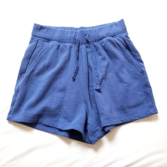 Old Navy Blue Cotton Sweat Shorts Size S - Picture 1 of 3